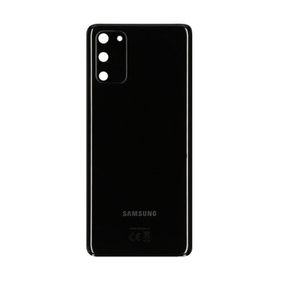 TAMPA TRASEIRA COM LENTE SAMSUNG GALAXY A03S/A037 PRETO